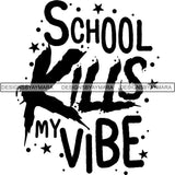 Back to School Cute Quotes .SVG Cut Files for Silhouette and Cutting
