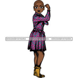 Afro Strong Classy Lola Flexing Believe in Yourself .SVG Cutting Files For Silhouette and Cricut and More!