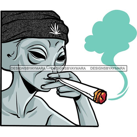 Ganja Narcotic Joint Blunt Weed Leaf Hydroponics Cannabis Woman Smoking Grass Marijuana SVG Cut Files