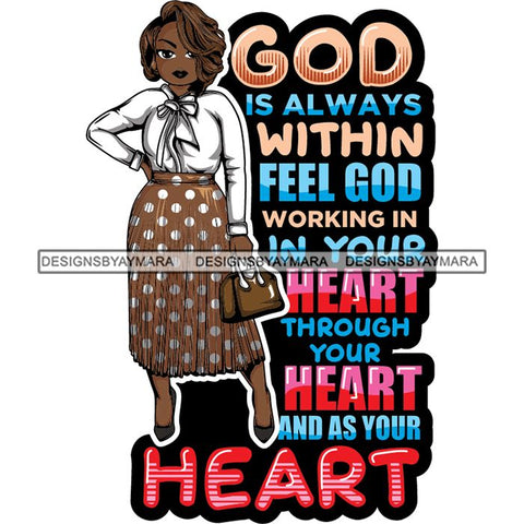 Afro Classy Lola Elegance Glamour Church Lady God Lord Dios Quotes .SVG Clipart Vector Cutting Files For Circuit Silhouette Cricut and More!