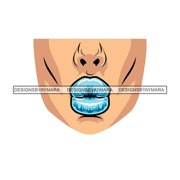 Funny Half Face Cute Designs For Mask Virus Protection SVG Cutting Files