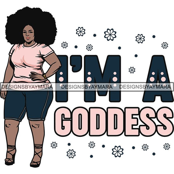 BBW  Woman Thicker Than Snicker I'm a Goddess Quotes .SVG Cut Files For Silhouette Cricut and More