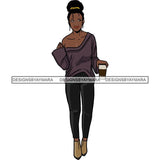 Fashion Diva Glamour Afro Classy Sexy Lady SVG PNG JPG Vector Files For Cutting and More