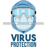 Coronavirus Medical Epidemic Disease Virus Health Pandemic Illness Quotes SVG Cutting Files