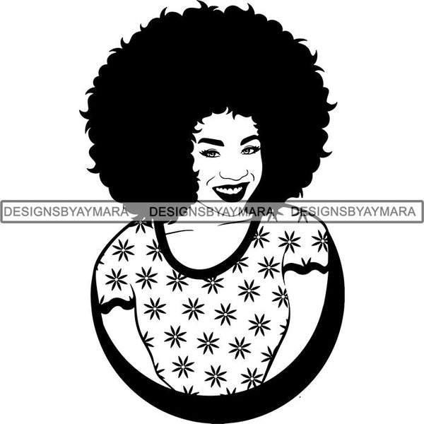 Afro Woman SVG Goddess Dope Diva Melanin .SVG Cut Files For Silhouette and Cricut