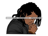 Man Praying God PNG Print File Not For Cutting