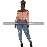 BBW Thick Thigh Woman Sassy Exotic Curvy Big Bone Goddess .SVG Cutting Files For Silhouette and Cricut and More!