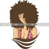 Afro Lady Queen Goddess Melanin Nubian .PNG Print Files Not For Cutting