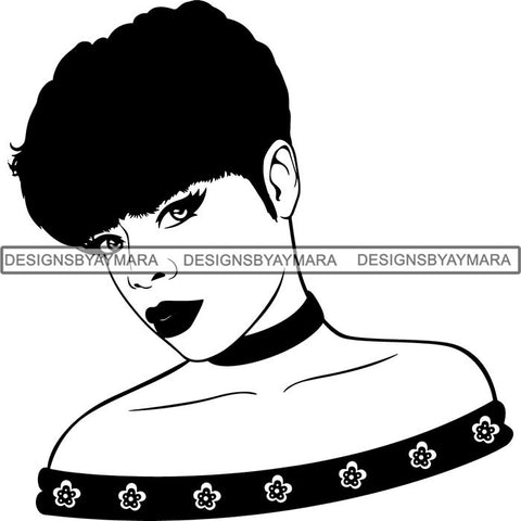 Afro Latina Woman SVG Cutting Files For Silhouette Cricut and More