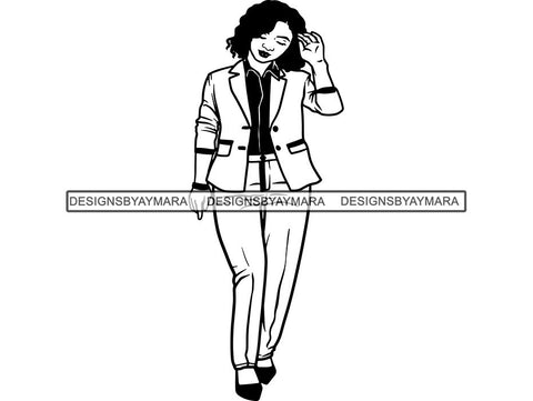 Classy Boss Lady SVG Cut Files for Silhouette and Cricut