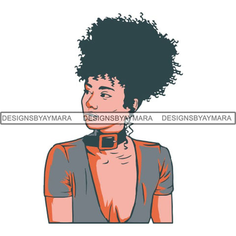 Afro Woman SVG Melanin Cutting Files For Cricut Silhouette and More
