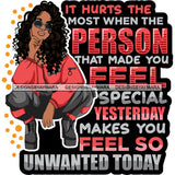 Afro Lola Squatting Bad Ass Life Quotes Confident Lady .SVG Clipart Vector Cutting Files