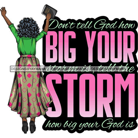 Afro Lola Praying Begging Asking God Lord Faith Strength Quotes .SVG Vector Clipart Cutting Files For Silhouette Cricut and More!