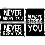Kind and Queen True Love Quotes .SVG Files For Silhouette and Cricut
