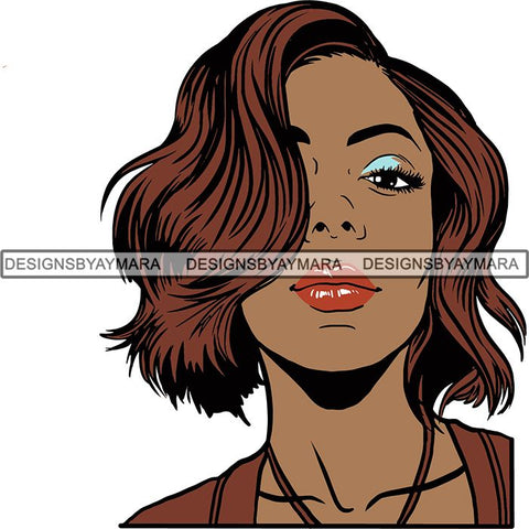 Afro Latina Woman SVG Cutting Files For Silhouette Cricut and More
