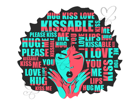 Afro Beautiful Black Woman SVG African American Ethnicity Afro Puffy Hairstyle Beauty Salon Queen Diva Classy Lady  Beautiful People Beauty Salon Princess