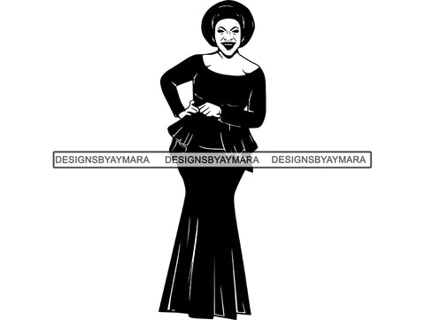 Afro Beautiful Black Woman SVG African American Ethnicity Afro Puffy Hairstyle Beauty Salon Queen Diva Classy Lady  Beautiful People Beauty Salon Princess