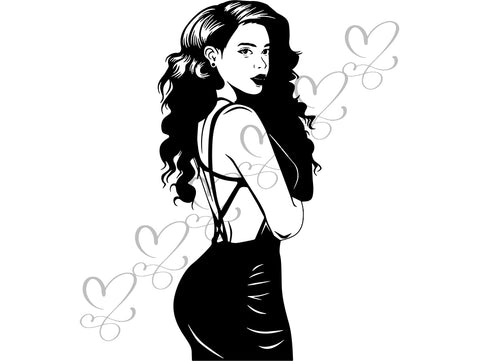 Afro Beautiful Black Woman SVG African American Ethnicity Afro Puffy Hairstyle Beauty Salon Queen Diva Classy Lady  Beautiful People Beauty Salon Princess