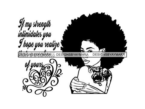 Afro Woman SVG Life Quotes Nubian Melanin Goddess Queen Diva Classy Lady  .SVG .EPS .PNG Vector Clipart Digital Cricut Circuit Cut Cutting