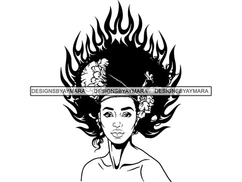Afro Woman SVG Nubian Melanin Goddess Queen Diva Classy Lady .SVG .EPS .PNG Vector Clipart Digital Cricut Circuit Cut Cutting