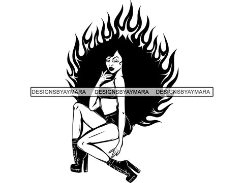 Copy of Afro Woman SVG Nubian Melanin Goddess Queen Diva Classy Lady .SVG .EPS .PNG Vector Clipart Digital Cricut Circuit Cut Cutting