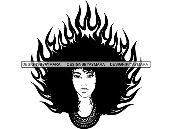 Afro Woman SVG Nubian Melanin Goddess Queen Diva Classy Lady .SVG .EPS .PNG Vector Clipart Digital Cricut Circuit Cut Cutti