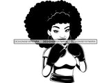Afro Woman SVG Nubian Melanin Goddess Queen Diva Classy Lady .SVG .EPS .PNG Vector Clipart Digital Cricut Circuit Cut Cu
