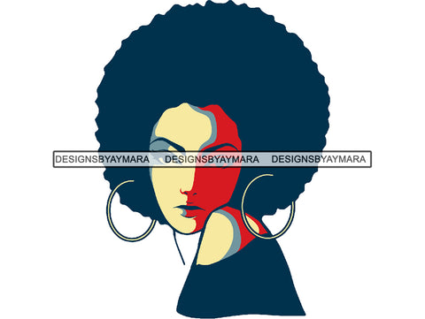 Afro Woman SVG African American Ethnicity fabulous Glamour Black Classy Lady Fashion Afro Puffy Hairstyle Beauty Salon Queen Diva Classy Lady  Beautiful People Princess