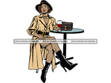 Pretty Woman Drinking Wine Alcohol Cocktail Goddess Sexy Queen Diva Classy Lady .JPG .EPS .PNG Vector Clipart Not For Cutting