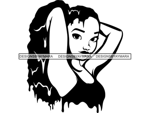 Afro Beautiful Black Woman SVG African American Ethnicity Afro Puffy Hairstyle Beauty Salon Queen Diva Classy Lady  Beautiful People Beauty Salon Princess