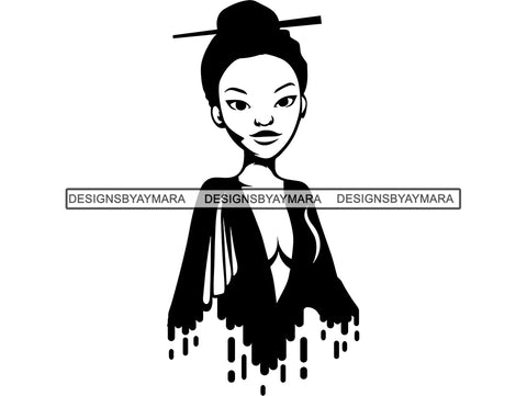 Afro Beautiful Black Woman SVG African American Ethnicity Afro Puffy Hairstyle Beauty Salon Queen Diva Classy Lady  Beautiful People Beauty Salon Princess