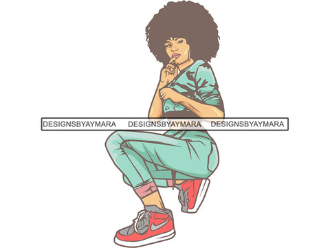 Afro Woman SVG African American Ethnicity fabulous Glamour Black Classy Lady Fashion Afro Puffy Hairstyle Beauty Salon Queen Diva Classy Lady  Beautiful People Princess