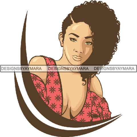 Afro Lady Queen Goddess Melanin Nubian .PNG Print Files Not For Cutting