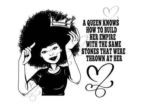 Afro Beautiful Black Woman SVG African American Ethnicity Afro Puffy Hairstyle Beauty Salon Queen Diva Classy Lady  Beautiful People Beauty Salon Princess