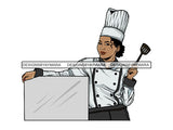 Woman Chef #13 PNG Files For Print
