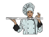 Woman Chef #2 PNG Files For Print