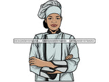 Woman Chef #6 PNG Files For Print