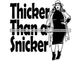 Afro Thick BBW Woman SVG African American Ethnicity Afro Puffy Hair Queen Diva Classy Lady  Beautiful Big And Bougie SVG PNG JPG EPS Vector Clipart Cricut Cutting Cut