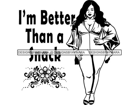 Afro Thick BBW Woman SVG African American Ethnicity Afro Puffy Hair Queen Diva Classy Lady  Beautiful Big And Bougie SVG PNG JPG EPS Vector Clipart Cricut Cutting Cut