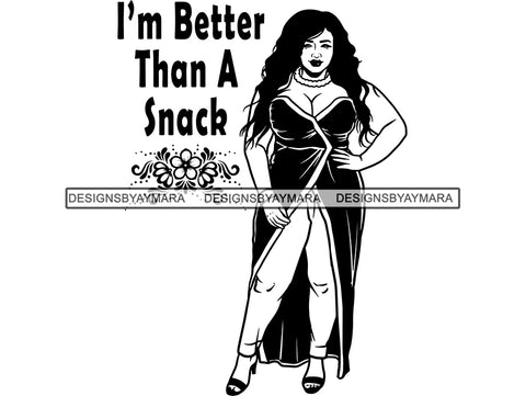 Afro Thick BBW Woman SVG African American Ethnicity Afro Puffy Hair Queen Diva Classy Lady  Beautiful Big And Bougie SVG PNG JPG EPS Vector Clipart Cricut Cutting Cut