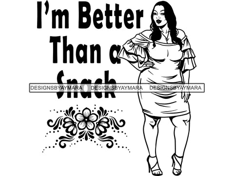 Afro Thick BBW Woman SVG African American Ethnicity Afro Puffy Hair Queen Diva Classy Lady  Beautiful Big And Bougie SVG PNG JPG EPS Vector Clipart Cricut Cutting Cut
