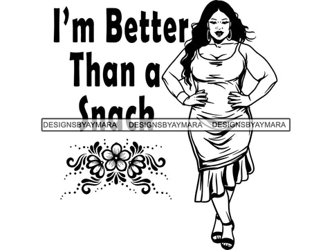 Afro Thick BBW Woman SVG African American Ethnicity Afro Puffy Hair Queen Diva Classy Lady  Beautiful Big And Bougie SVG PNG JPG EPS Vector Clipart Cricut Cutting Cut