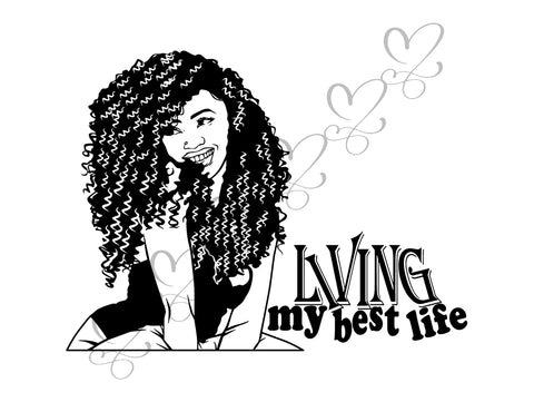 Afro Beautiful Black Woman SVG African American Ethnicity Afro Puffy Hairstyle Beauty Salon Queen Diva Classy Lady  Beautiful People Beauty Salon Princess