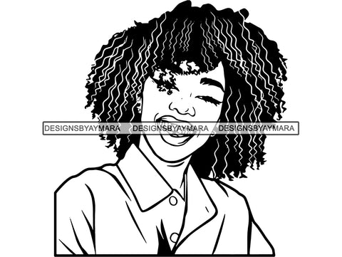 Afro Beautiful Black Woman SVG African American Ethnicity Afro Puffy Hairstyle Beauty Salon Queen Diva Classy Lady  Beautiful People Beauty Salon Princess