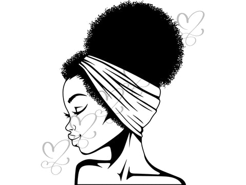Afro Beautiful Black Woman SVG African American Ethnicity Afro Puffy Hairstyle Beauty Salon Queen Diva Classy Lady  Beautiful People Beauty Salon Princess