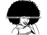 Afro Beautiful Black Woman SVG African American Ethnicity Voluptuous Body Woman Power Independent Woman Afro Queen Diva Classy Lady SVG PNG EPS JPG Clipart Cutting Cut  Cricut  T-shirt Design