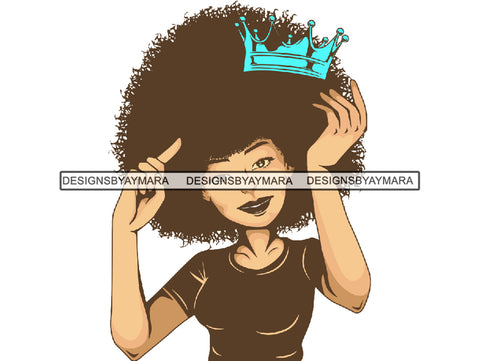Afro Beautiful Black Woman SVG African American Ethnicity Afro Puffy Hairstyle Beauty Salon Queen Diva Classy Lady  Beautiful People Beauty Salon Princess