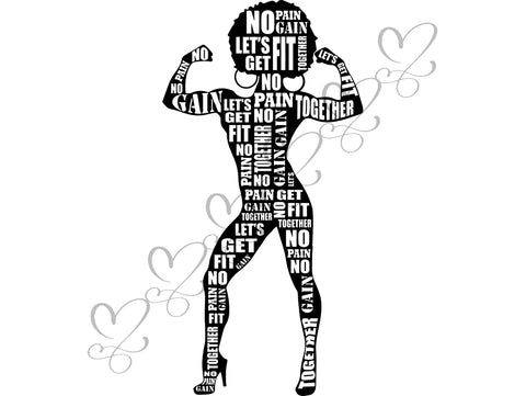 Afro Beautiful Black Woman SVG African American Ethnicity Afro Puffy Hairstyle Beauty Salon Queen Diva Classy Lady  Beautiful People Beauty Salon Princess