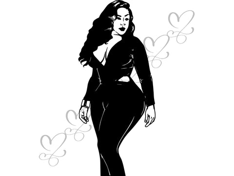 Afro Beautiful Black Woman SVG African American Ethnicity Afro Puffy Hairstyle Beauty Salon Queen Diva Classy Lady  Beautiful People Beauty Salon Princess
