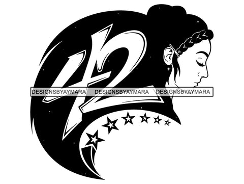 Beautiful Woman Svg Classy Diva Lady Nubian Queen .SVG .EPS .PNG Vector Clipart Silhouettes Circuit Cut Cutting